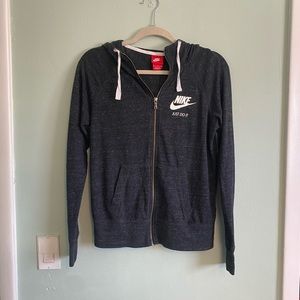 Nike Zip Up Logo Hoodie Jacket Size Small
